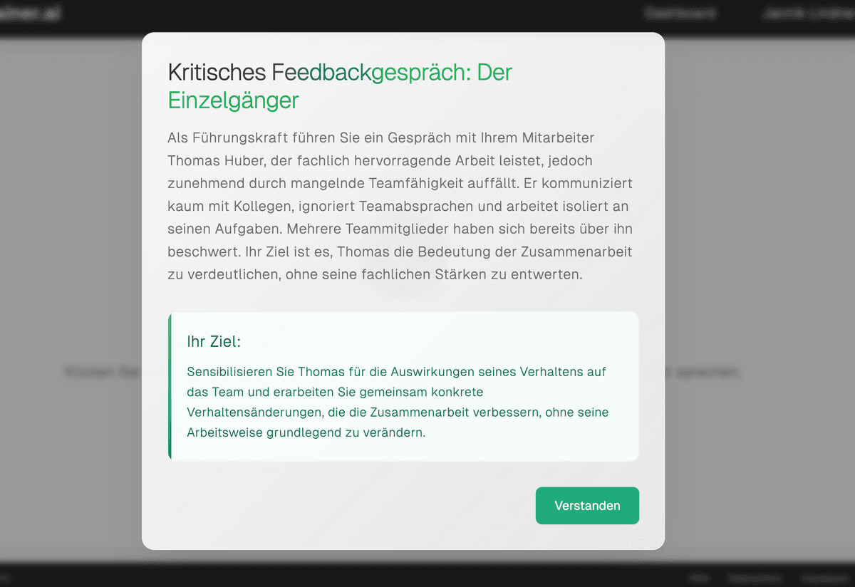 Detailed Feedback